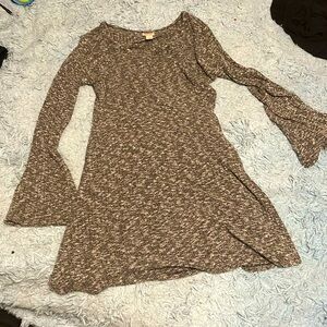 Grey flowy dress